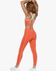 Legging Contour Retro - Golden Peach
