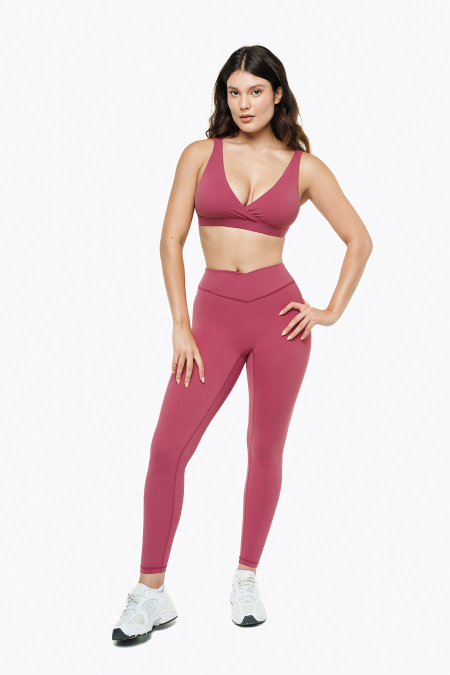 Crossed Lift Leggings - Bloom
