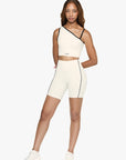 Top Asymétrique Retro - Soft Pearl