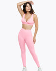 Brassière Crossed - Pink Blush