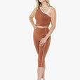 Top Asymétrique Retro - Deep Cocoa