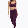 Brassière Zip Tech - Dark Berry