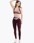 Legging Crossed Lift - Purple Blossom