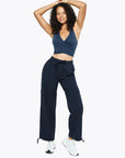 Pantalon Cargo - Blue Petrol