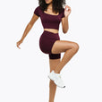 Short Crossed Lift - Deep Purple