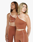 Top Asymétrique Retro - Deep Cocoa