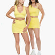 Brassière Crossed Back - Lemon Mist