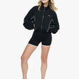 Coupe Vent Zip Tech Retro - Black