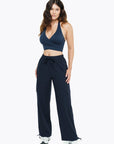 Pantalon Cargo - Blue Petrol