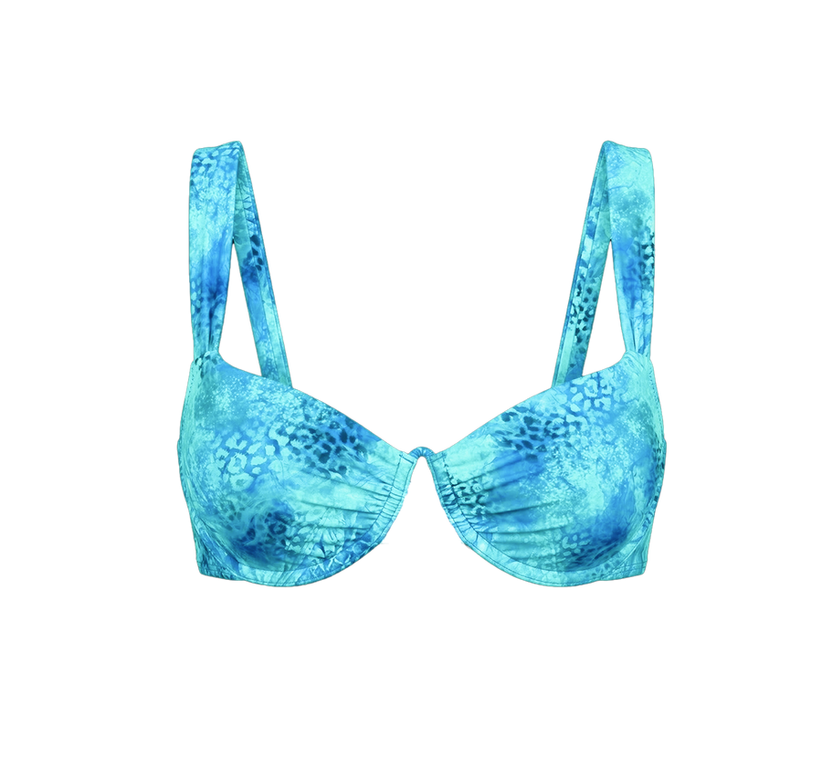 Amoria Bikini Top - Blue Tide