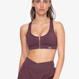 BRASSIÈRE ZIP TECH SMOOTH-FIT - GRAPE