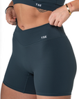 SHORT CROSSED 14 CM SMOOTH-FIT - MINERAL