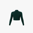 Veste Zip Tech Crop - Deep Mist