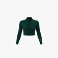 Veste Zip Tech Crop - Deep Mist