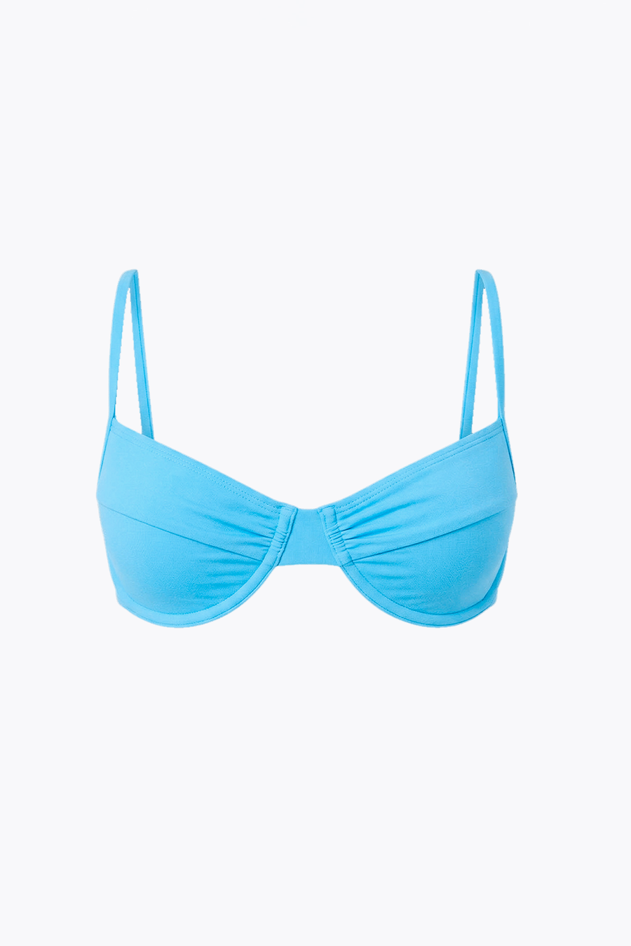 Cherry Bikini Top - Sea Blue