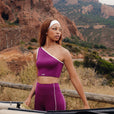 Top Asymétrique Retro - Wild Berry