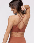 Brassière Crossed Ajustable - Caramel