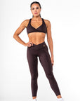 BRASSIÈRE CROSSED AJUSTABLE SMOOTH-FIT - CHOCOLATE