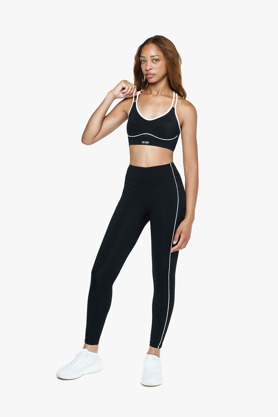 Contour Retro Sports Bra - Black