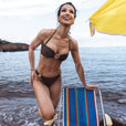 Haut de Bikini Shell - Burnt Cocoa