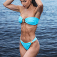Haut de Bikini Shell - Sea Blue