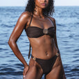 Haut de Bikini Shell - Burnt Cocoa
