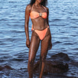 Bas de Bikini Shell - Coral Pop