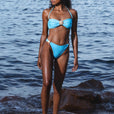 Bas de Bikini Shell - Sea Blue