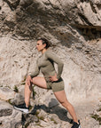Short Power Smooth-Fit - Forest Mist