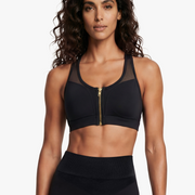 Brassière Zip Tech Mesh - Black