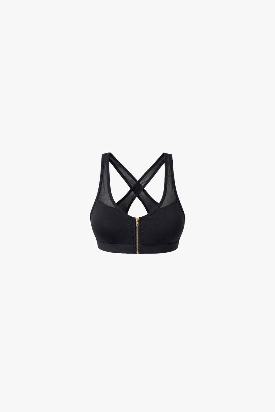 Brassière Zip Tech Mesh - Black