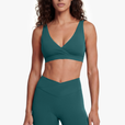 Brassière Crossed - Deep Teal