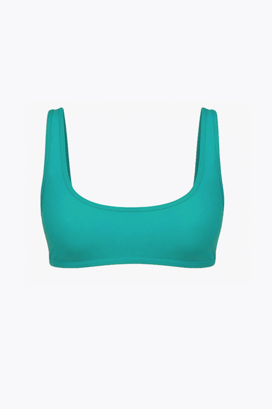 Spice Square Bikini Top - Aqua Teal