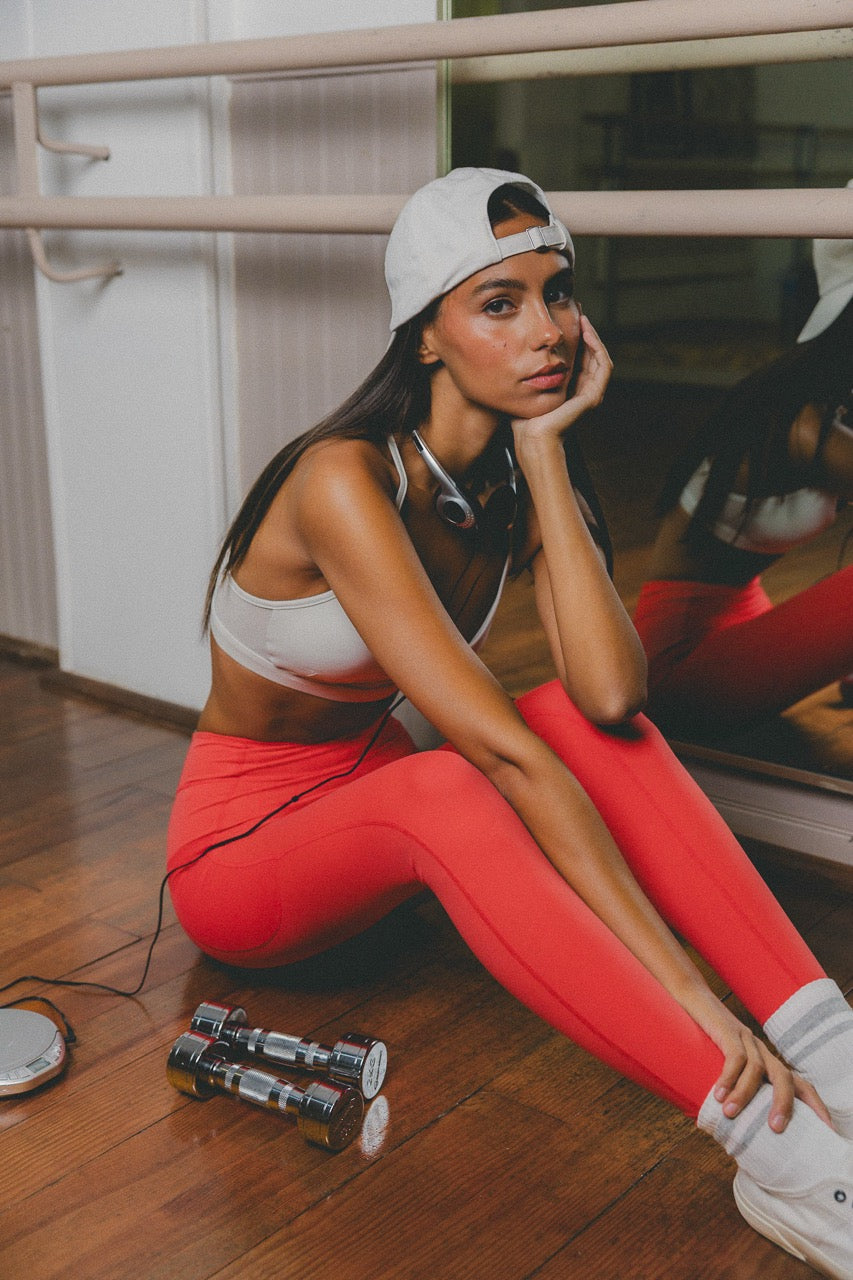 Power Mesh Leggings - Watermelon
