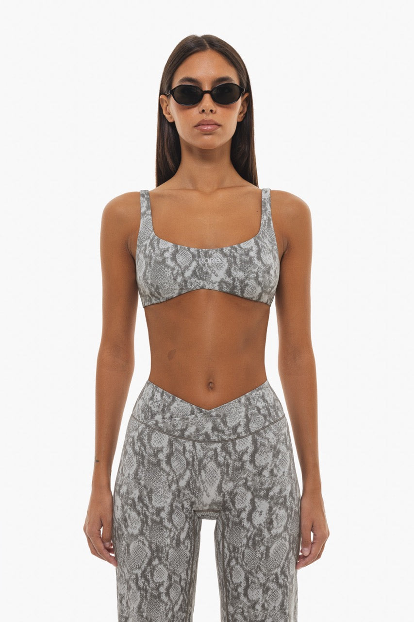 Brassière Wavy - White Snake