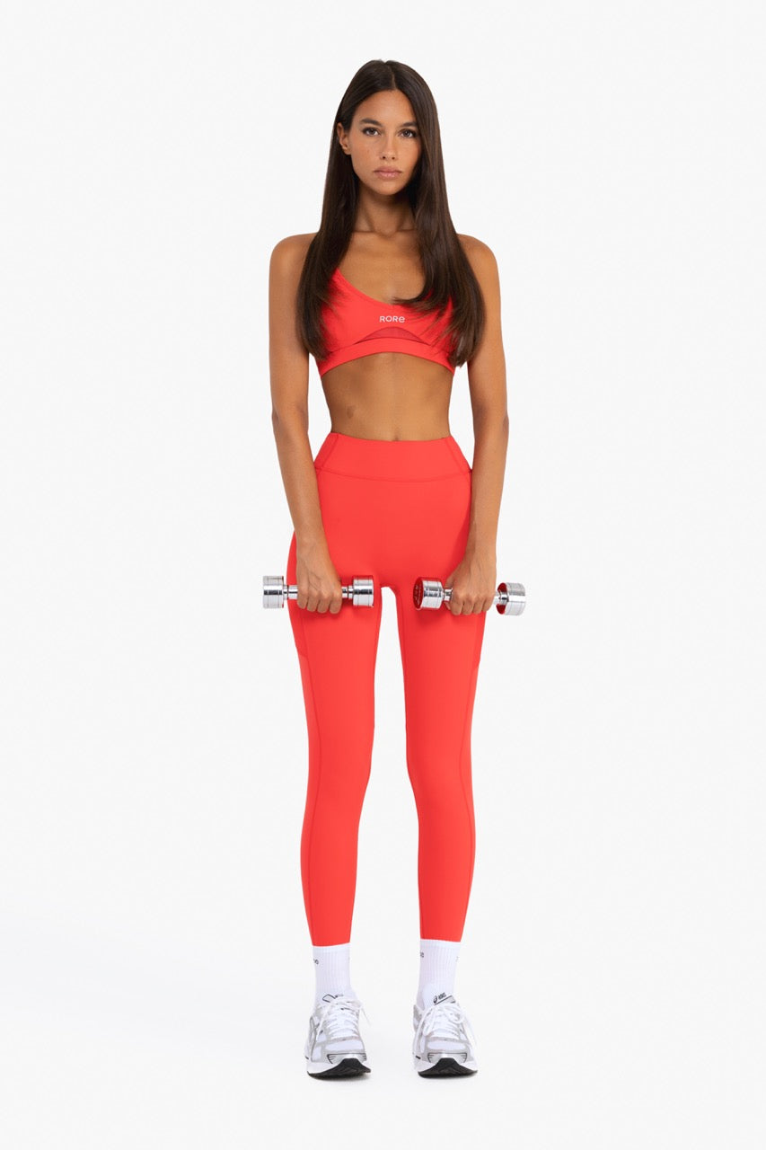 Power Mesh Leggings - Watermelon