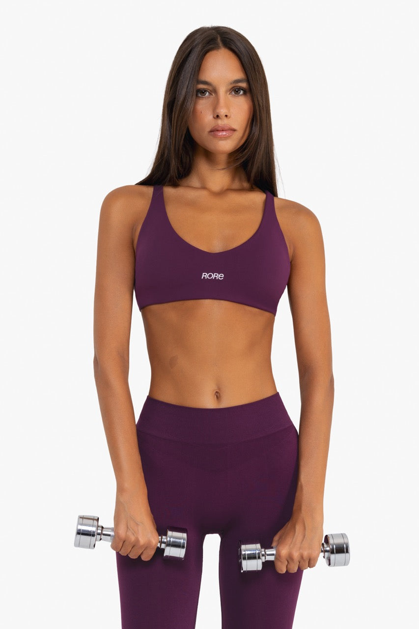 Allure Sports Bra - Dark Berry