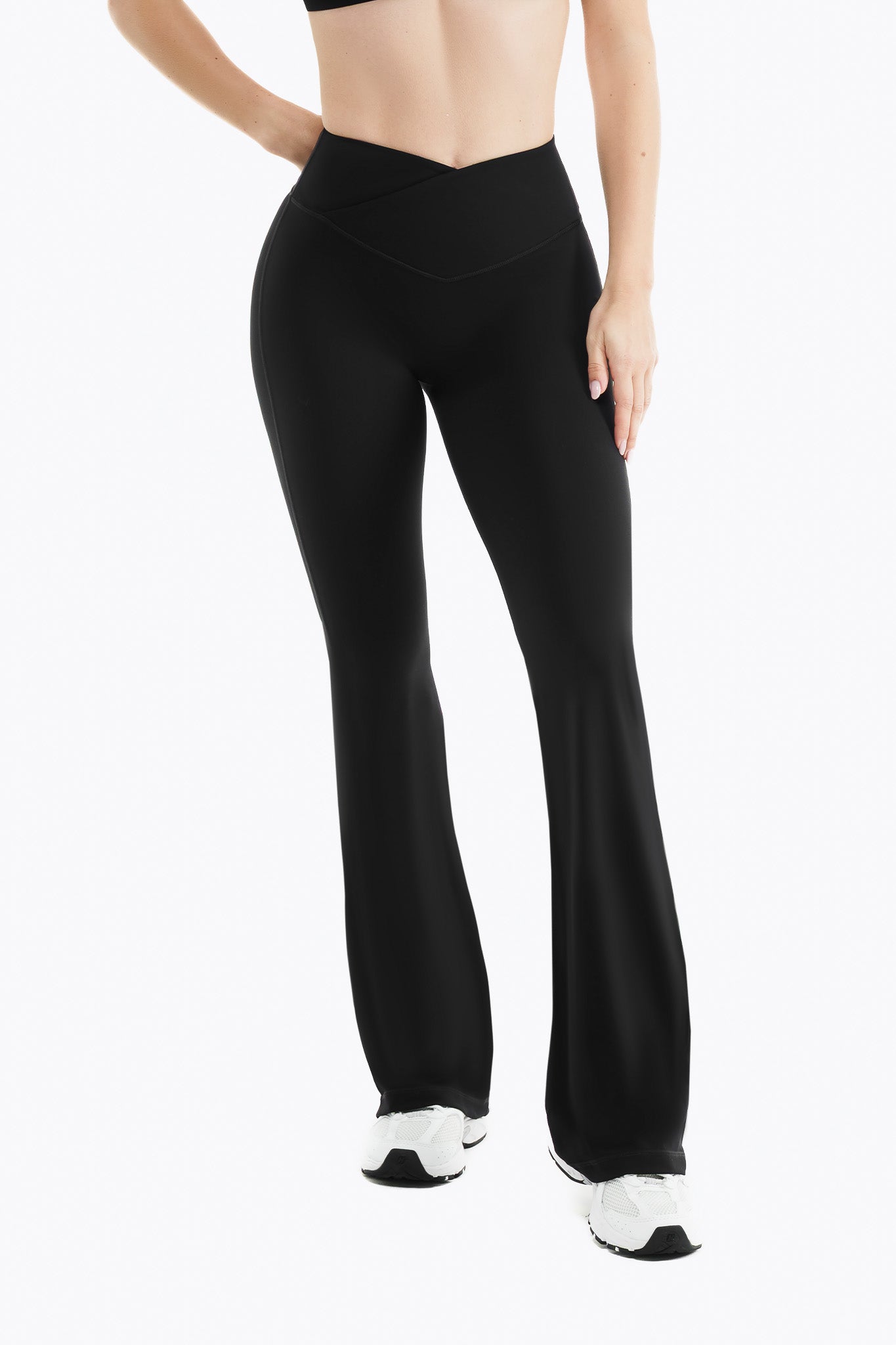 Flare Crossed Sculpt - Black