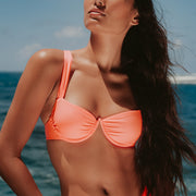 Haut de Bikini Amoria - Coral Pop