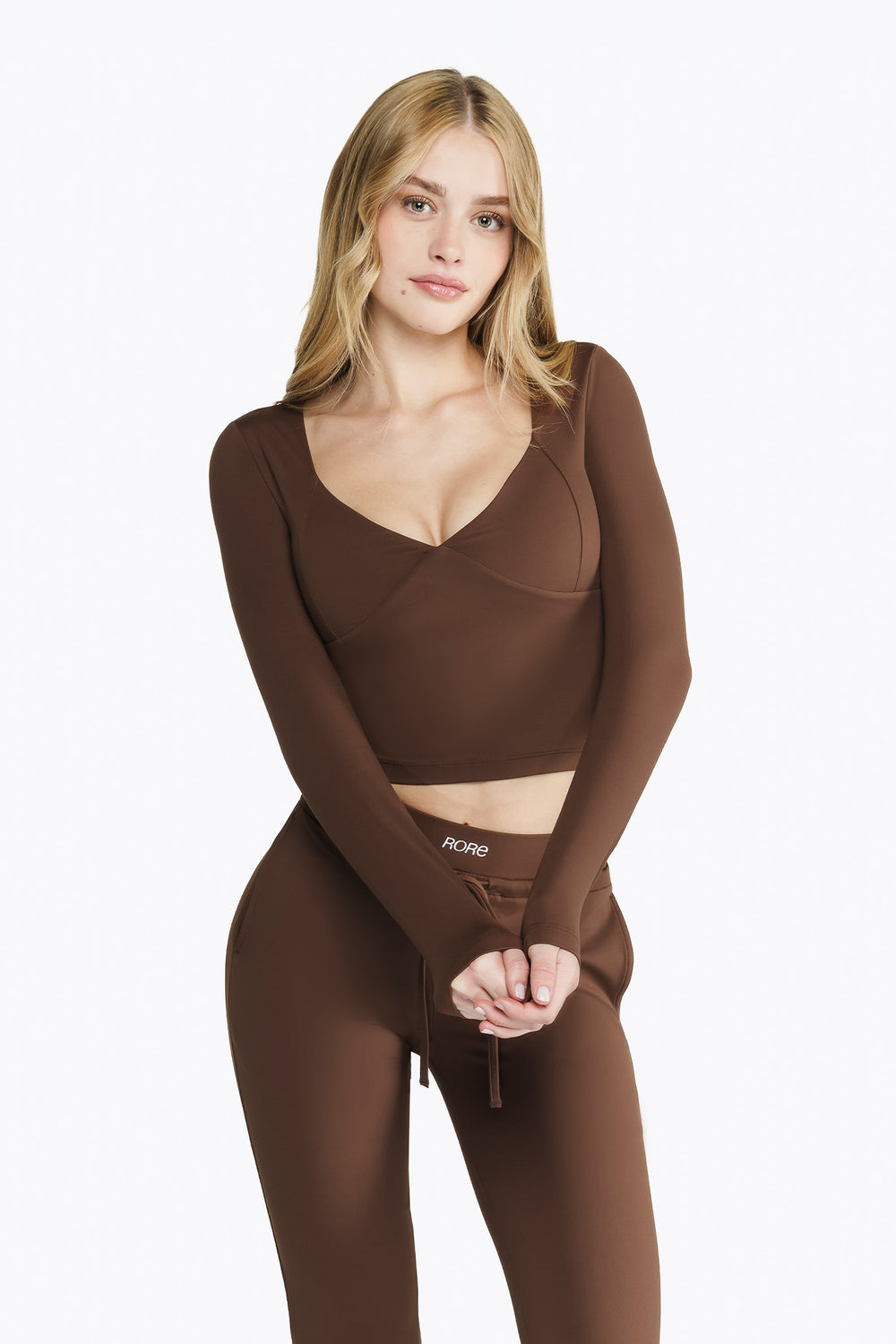 Muse Long Sleeve Top - Chestnut