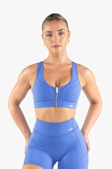 Brassière ZipTech - Sky Blue