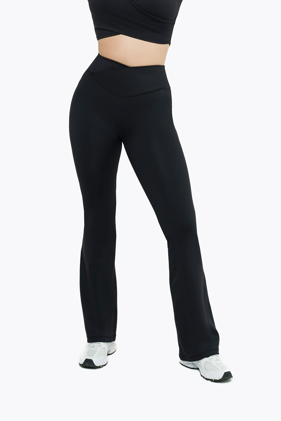 Flare Crossed Sculpt - Black