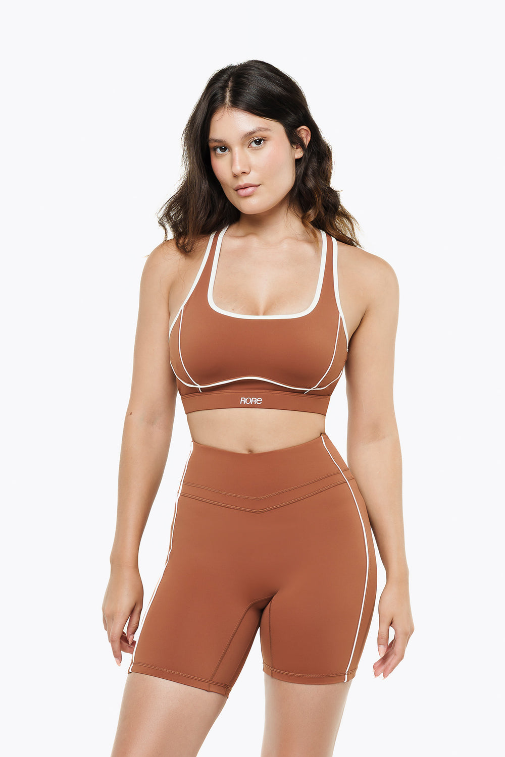 Retro Frame Bralette - Deep Cocoa