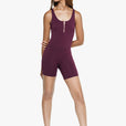 Combinaison Short Zip Tech - Deep Purple