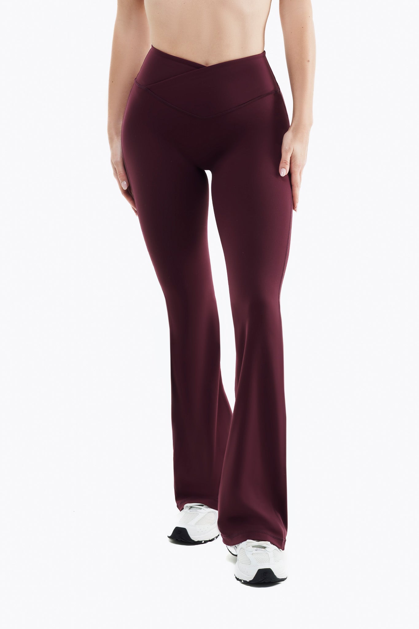 Flare Crossed Sculpt - Deep Purple