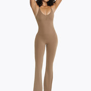 Combinaison Flare Lace - Café Latte