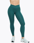 Legging Crossed Lift - Deep Teal