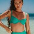 Haut de Bikini Cherry - Aqua Teal