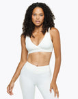 Brassière Crossed - White