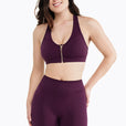Brassière Zip Tech - Dark Berry